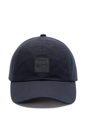 Stone Island Compass-appliqué cap - Blue