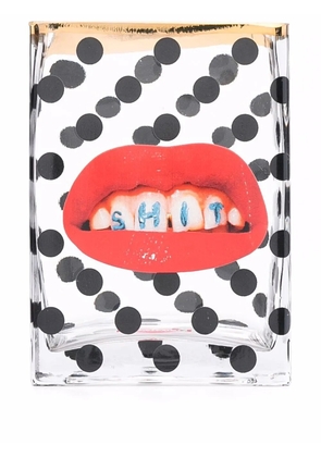 Seletti Toiled Paper glass vase - Neutrals