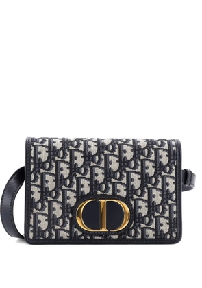 Christian Dior Pre-Owned 30 Montaigne 2-in-1 Pouch Oblique Canvas crossbody bag - Blue