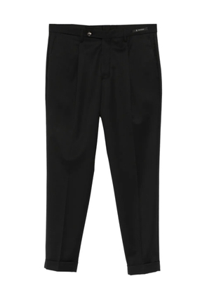 michael coal Mc Frederick Pleated Cuffed Trousers - Black
