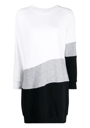 Ioana Ciolacu long-sleeve sweatshirt dress - White