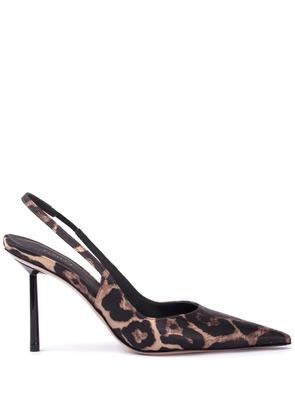 Le Silla Bella 80mm slingback pumps - Brown