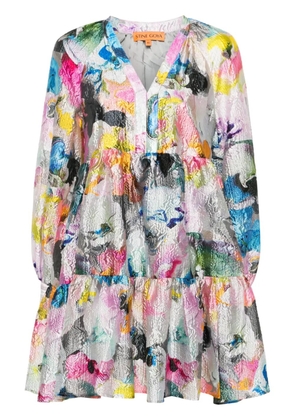 Stine Goya Sgjasmine cloqué mini dress - Pink