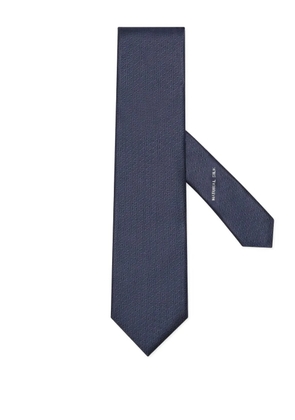 Zegna silk tie - Blue