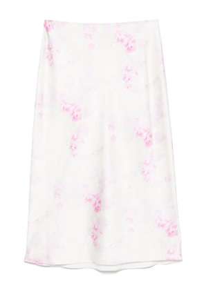 LoveShackFancy Castle midi skirt - Neutrals