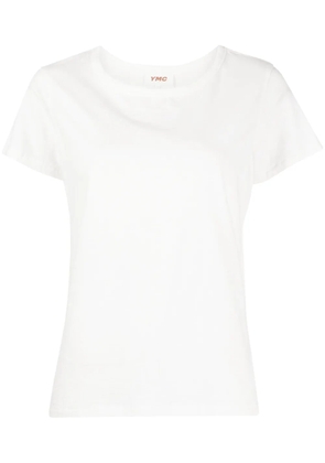 YMC crew-neck organic cotton T-shirt - White