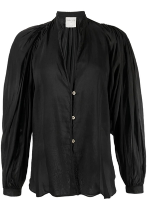 Forte Forte semi-sheer blouse - Black