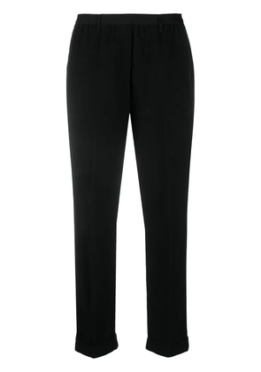 Maison Martin Margiela Pre-Owned 2000s high waist tapered trousers - Black