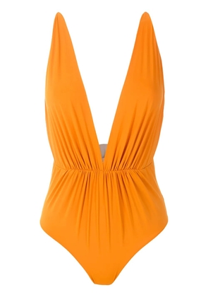 Clube Bossa Clavert plunging neck one-piece - Orange
