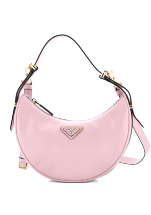Prada Pre-Owned Arque Half Moon Leather Small hobo bag - Pink