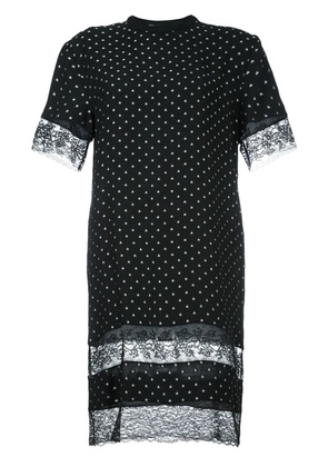 Givenchy lace panel T-shirt dress - Black