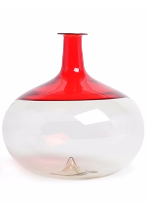 Venini Bolle glass bottle - White