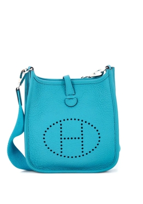 Hermès Pre-Owned Evelyne Bag Gen III Clemence TPM crossbody bag - Blue