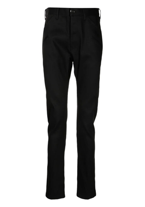 The Viridi-Anne mid-rise slim-cut trousers - Black