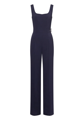 Alberta Ferretti crossover-strap jumpsuit - Blue