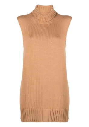 Jil Sander chunky-knit sleeveless top - Neutrals