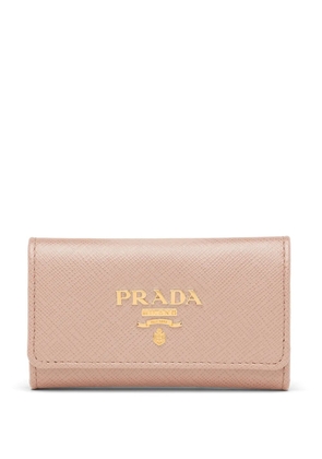 Prada snap key case - Pink