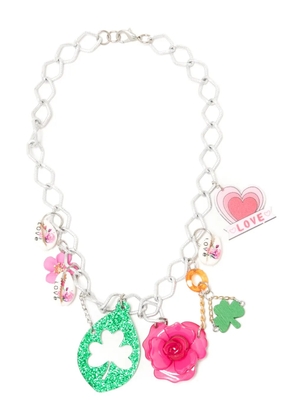 Amir Slama Bijoux rose-pendant chain-link necklace - Metallic