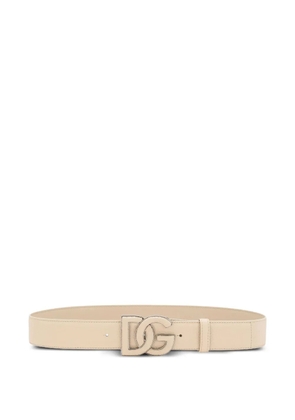 Dolce & Gabbana leather belt - Neutrals