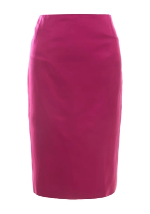 Escada Pre-Owned silk pencil skirt - Pink