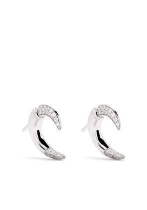 Shaun Leane 18kt white gold small Talon diamond earrings - Silver