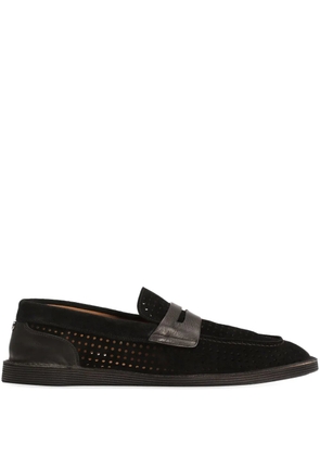 Dolce & Gabbana perforated loafers - Black