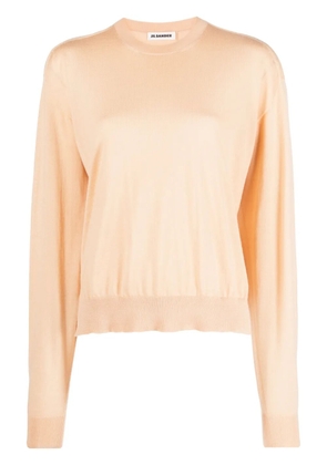 Jil Sander crew-neck long-sleeve sweater - Neutrals