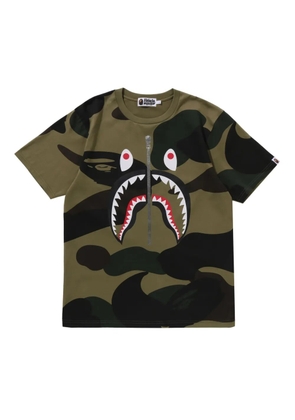 A BATHING APE® Shark Attack camouflage T-shirt - Green