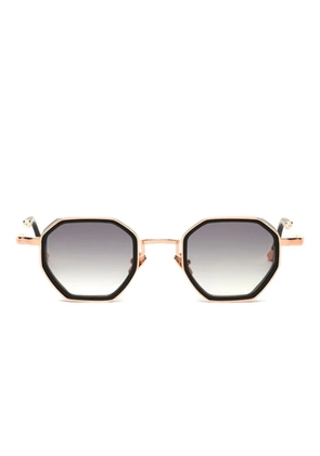 John Dalia geometric-frame sunglasses - Black