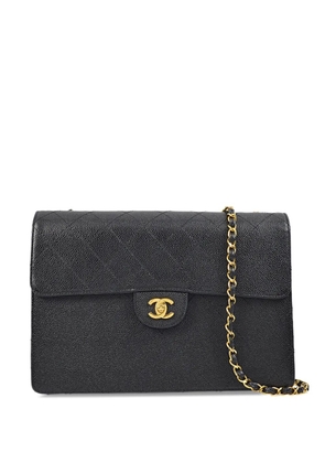 CHANEL Pre-Owned 1998 jumbo Classic Flap shoulder bag - Black