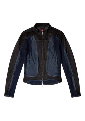 Diesel De-Morny-S panelled zip-front jacket - Blue