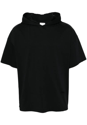 Nanushka hooded organic cotton T-shirt - Black