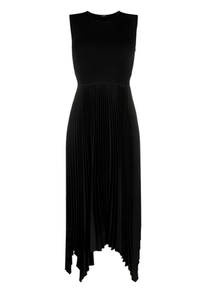 JOSEPH Dera asymmetric-hem midi dress - Black