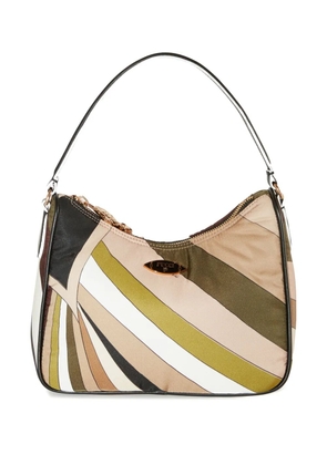 PUCCI Yummy logo-plaque shoulder bag - Neutrals