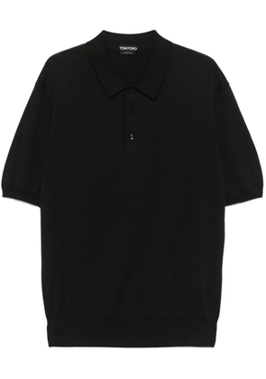 TOM FORD cotton polo shirt - Black