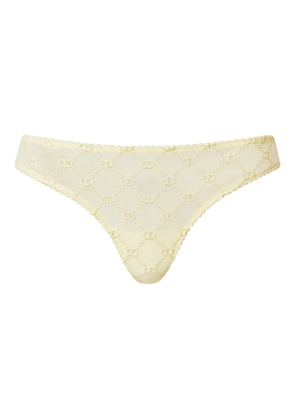 TWINSET logo-embroidered briefs - Yellow