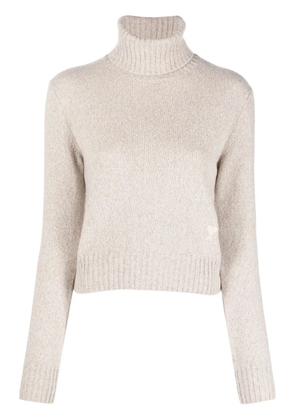 AMI Paris Ami de Coeur mélange-effect jumper - Neutrals