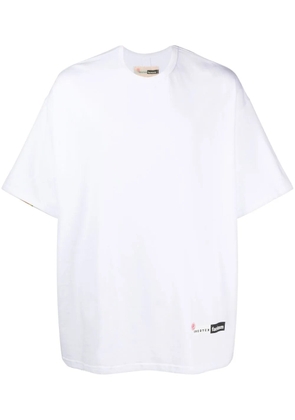 INCOTEX RED X FACETASM logo print T-shirt - White