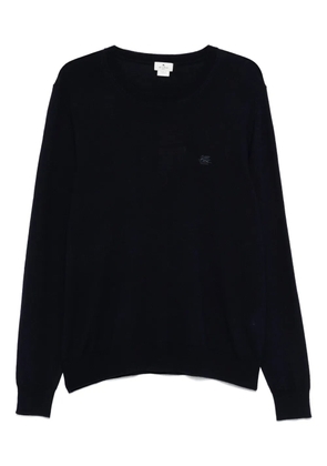 ETRO embroidered-logo sweater - Blue
