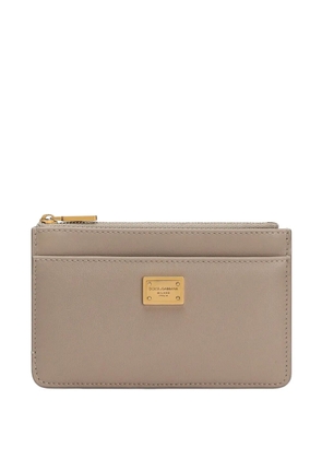 Dolce & Gabbana leather cardholder - Brown