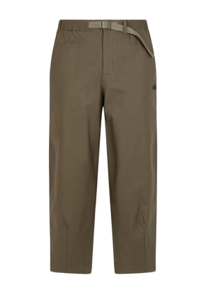 The North Face logo-embroidered elastic-waist trousers - Green