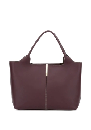 Tod's top-handle leather tote bag - Brown