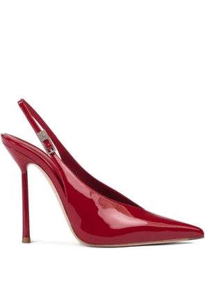 Le Silla 120MM slingback patent leather pumps - Red