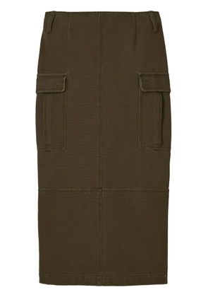 Marc Jacobs canvas cargo midi skirt - Green