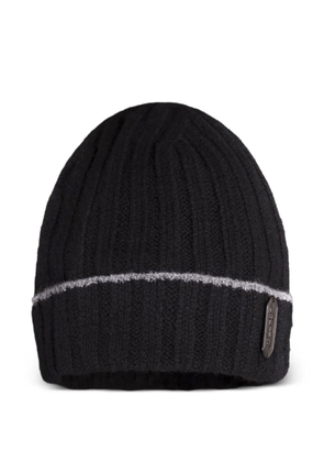 Moorer ribbed-knit beanie hat - Black
