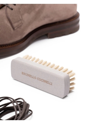 Brunello Cucinelli suede lace-up Derby shoes - Pink