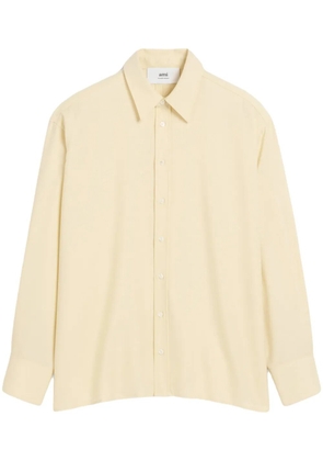 AMI Paris Back Slit shirt - 726 BUTTER