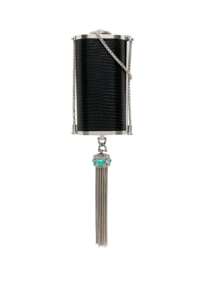 Roberto Cavalli tassel-detail shoulder bag - Black