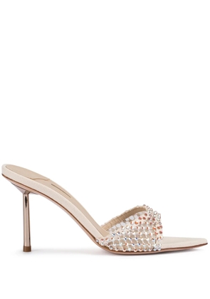 Le Silla 80mm Gilda embellished sandals - Neutrals