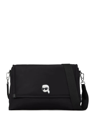 Karl Lagerfeld large Ikon shoulder bag - Black